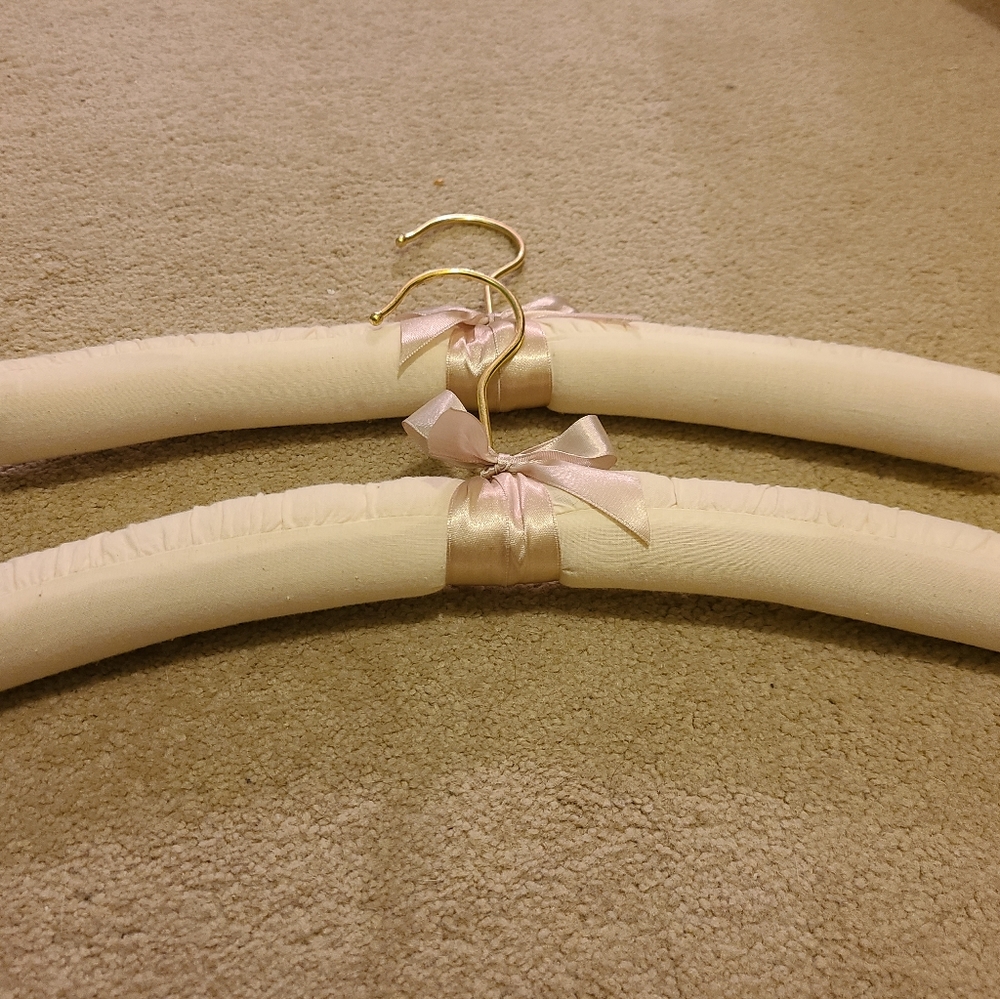 Elegant vintage padded hangers!